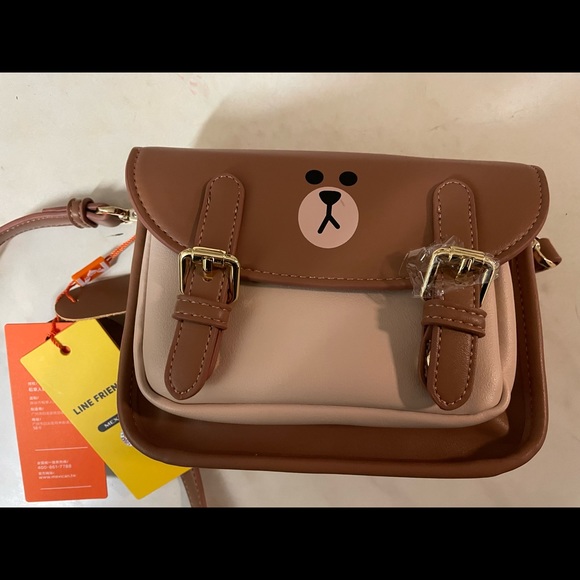 Linefriends Handbags - Linefriends crossbody bag PU leather